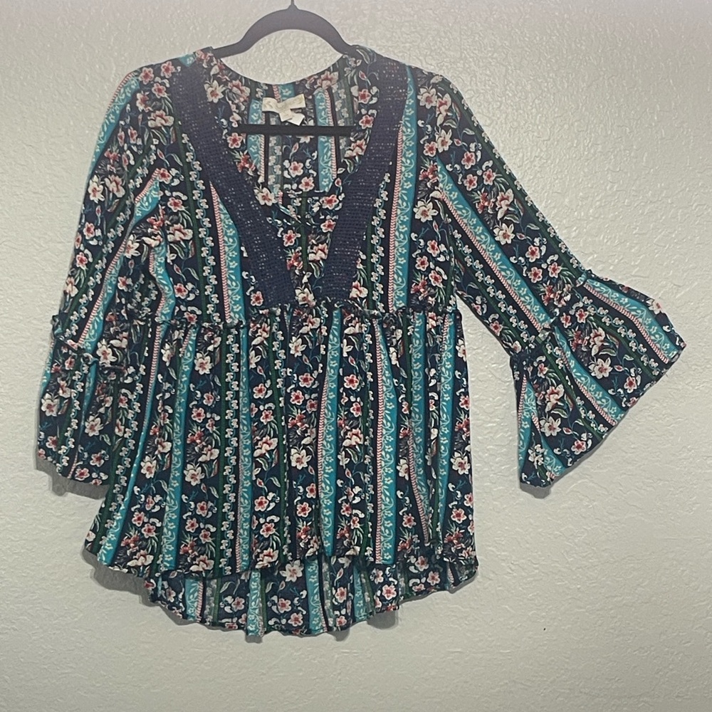 Weekend suzanne Betro  Bohemian Blouse L